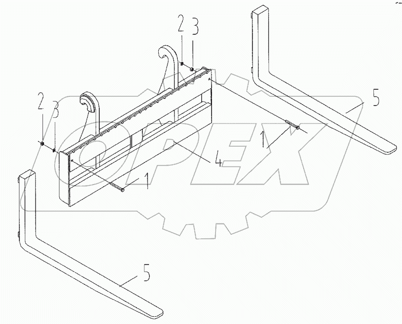  43C0916 001 FORK COUPLER