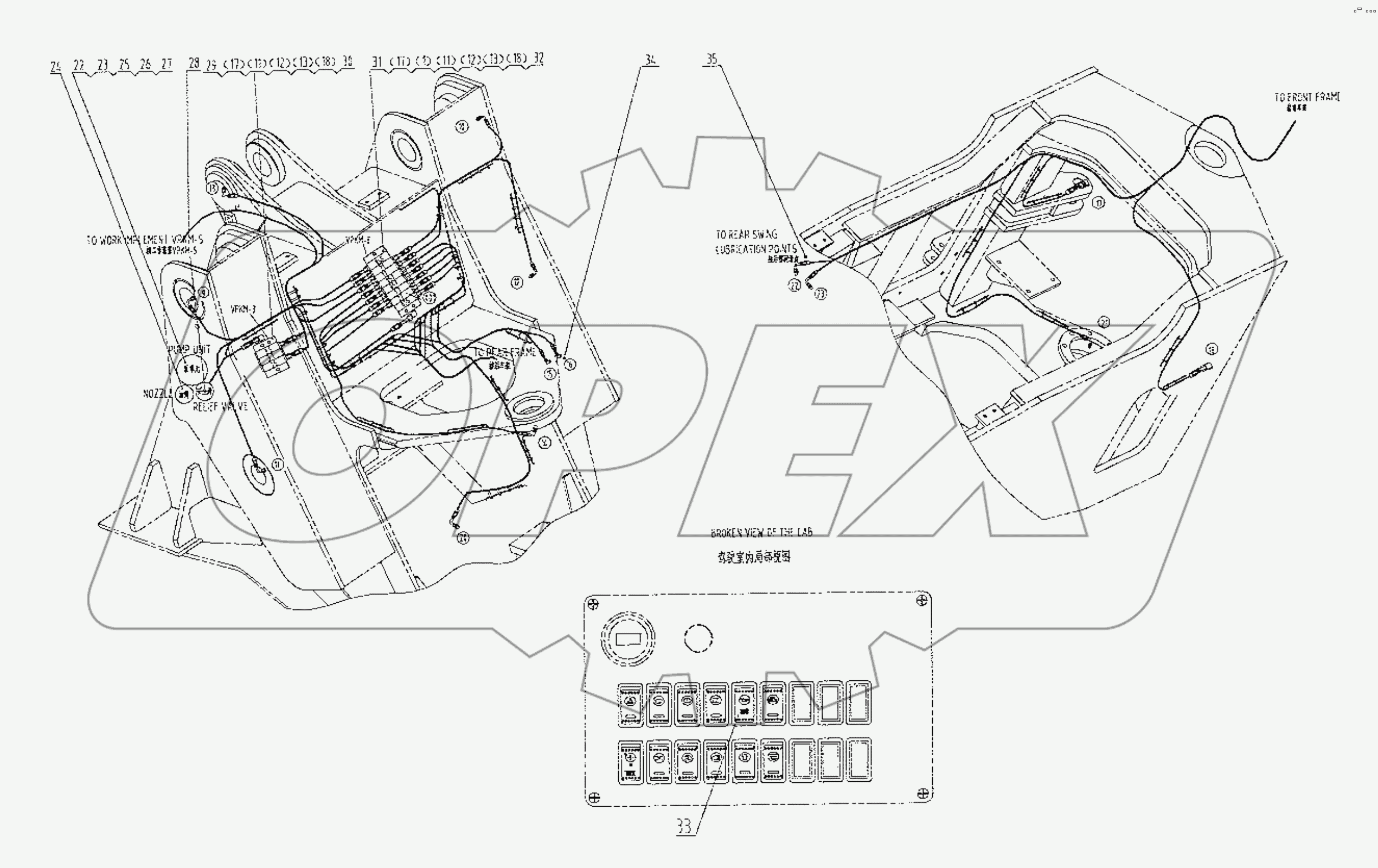  25E0001 013 CENTRALIZED LUBRICATION SYSTEM