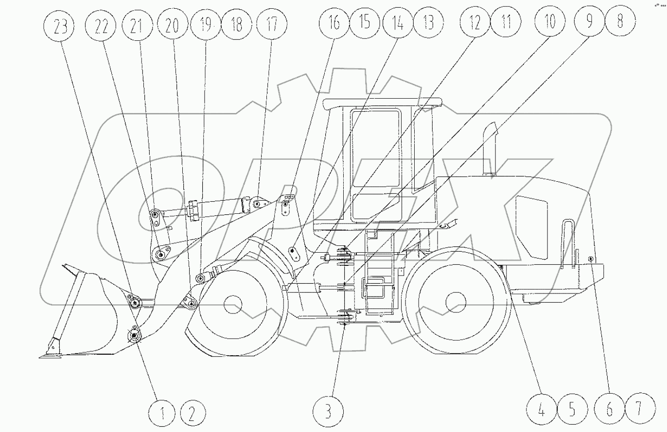  25Y0027 000 GREASE FITTING SYSTEM