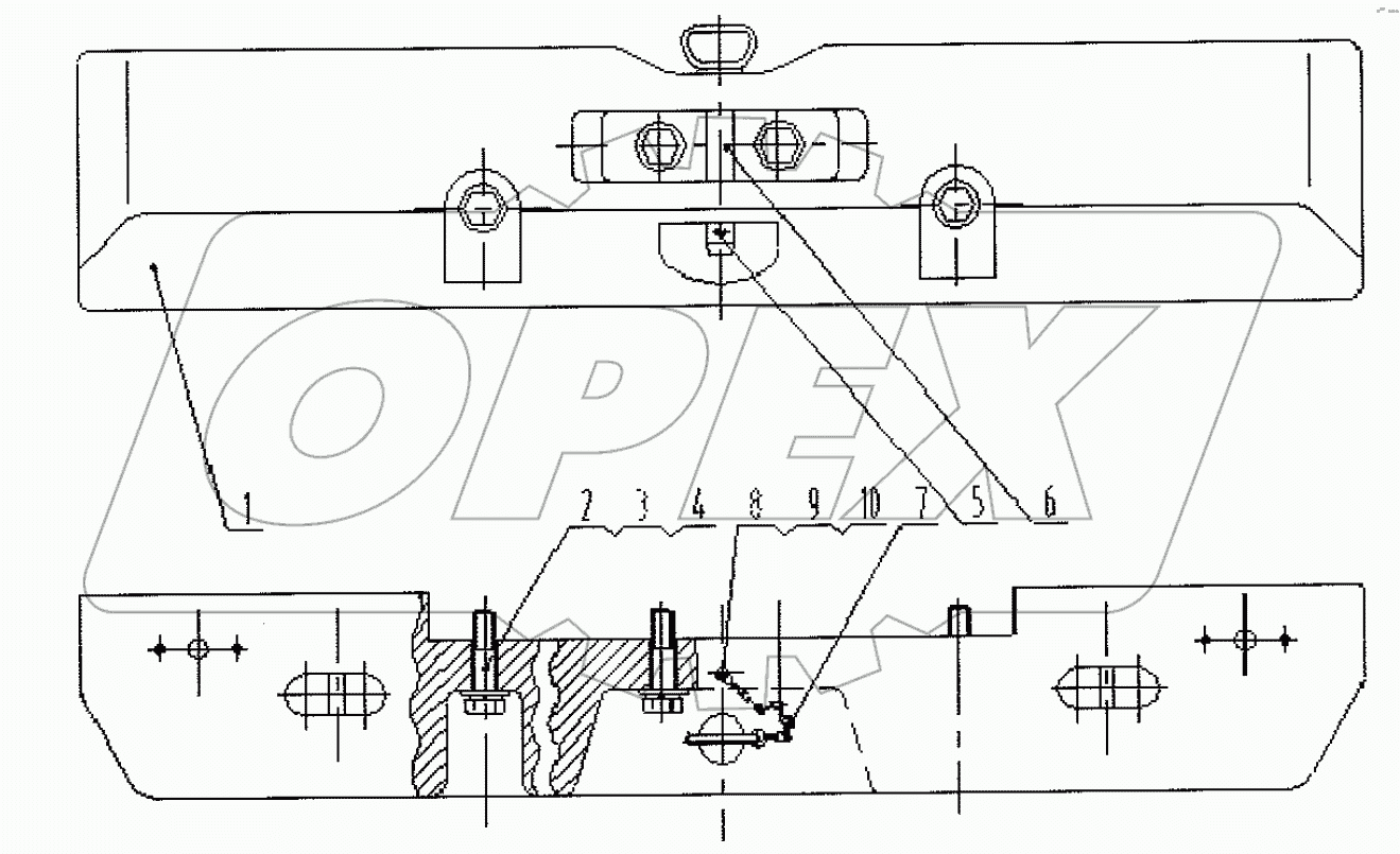  45E0167 001 COUNTERWEIGHT AS