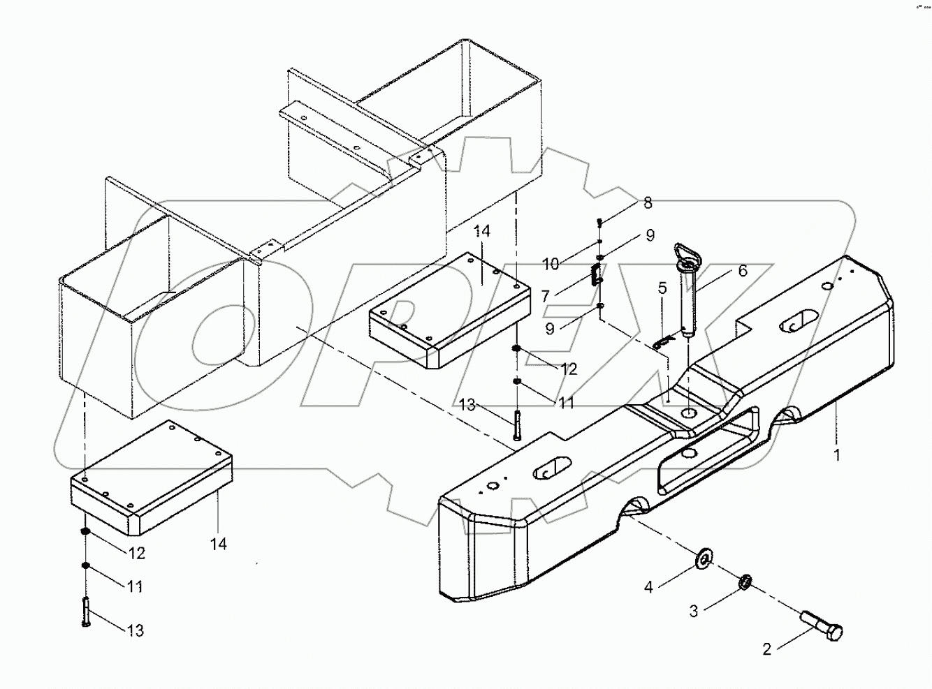  45E0227 002 COUNTERWEIGHT AS