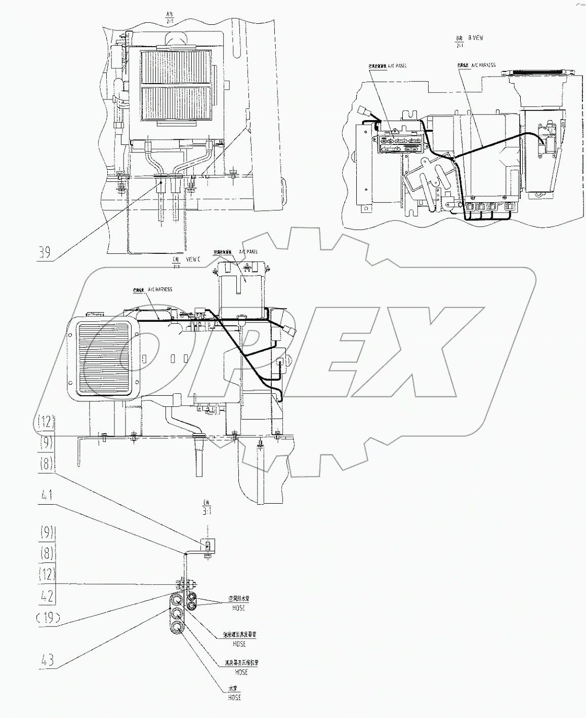  23E0455 004 AIR CONDITIONING SYSTEM
