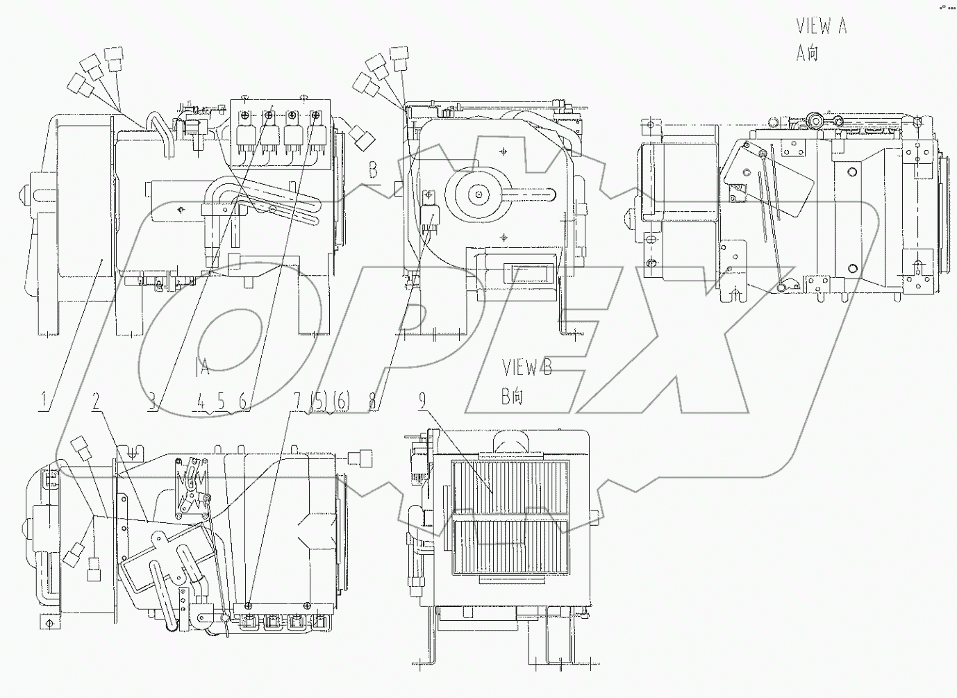  46C1726 000 EVAPORATOR MOUNTING