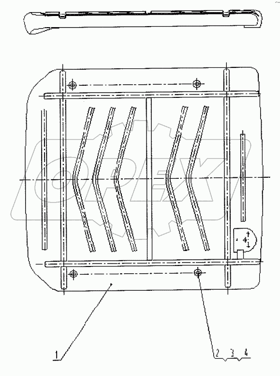  41E0111 000 CAB GUARD AS