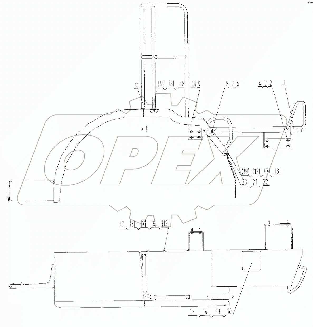  43E0224 003 RIGHT FENDER AS (RH)