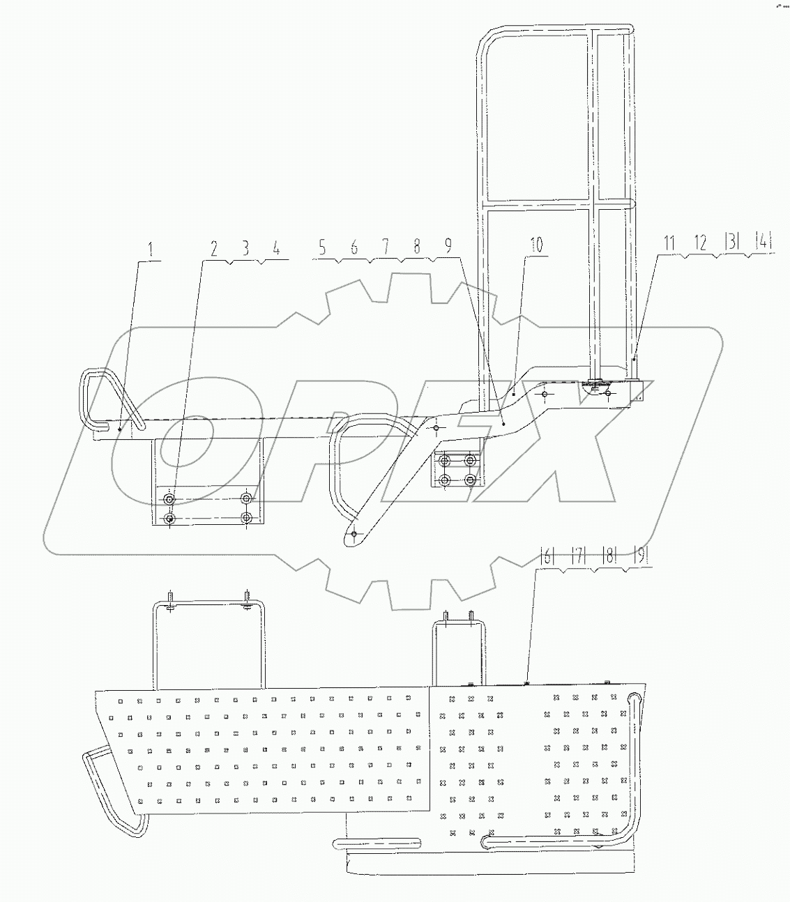  43E0371 000 REAR FENDER-LH