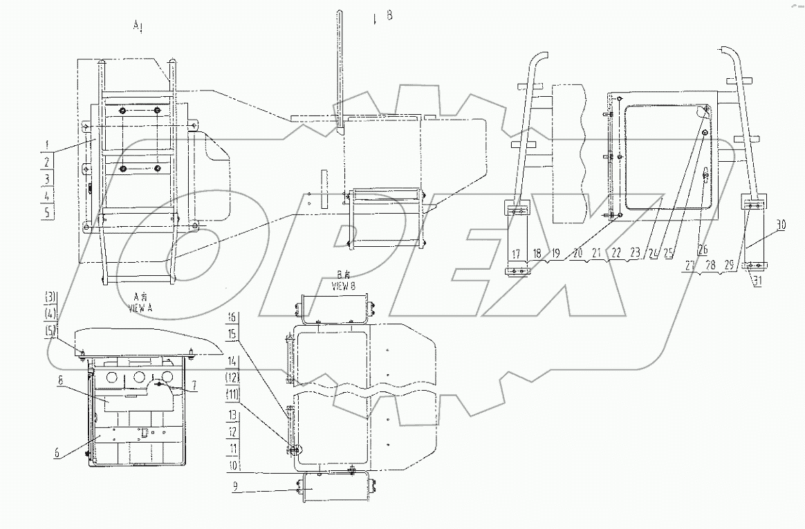  43E0262 008 LADDER AS