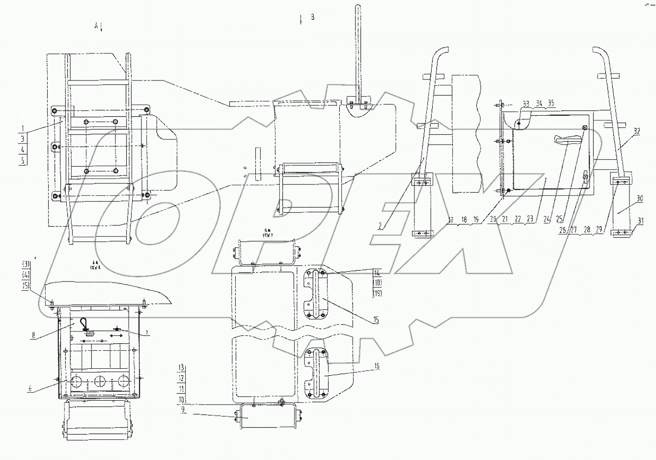  43E0417 002 LADDER AS