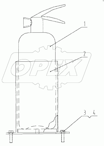  47C0239 001 FIRE EXTINGUISHER