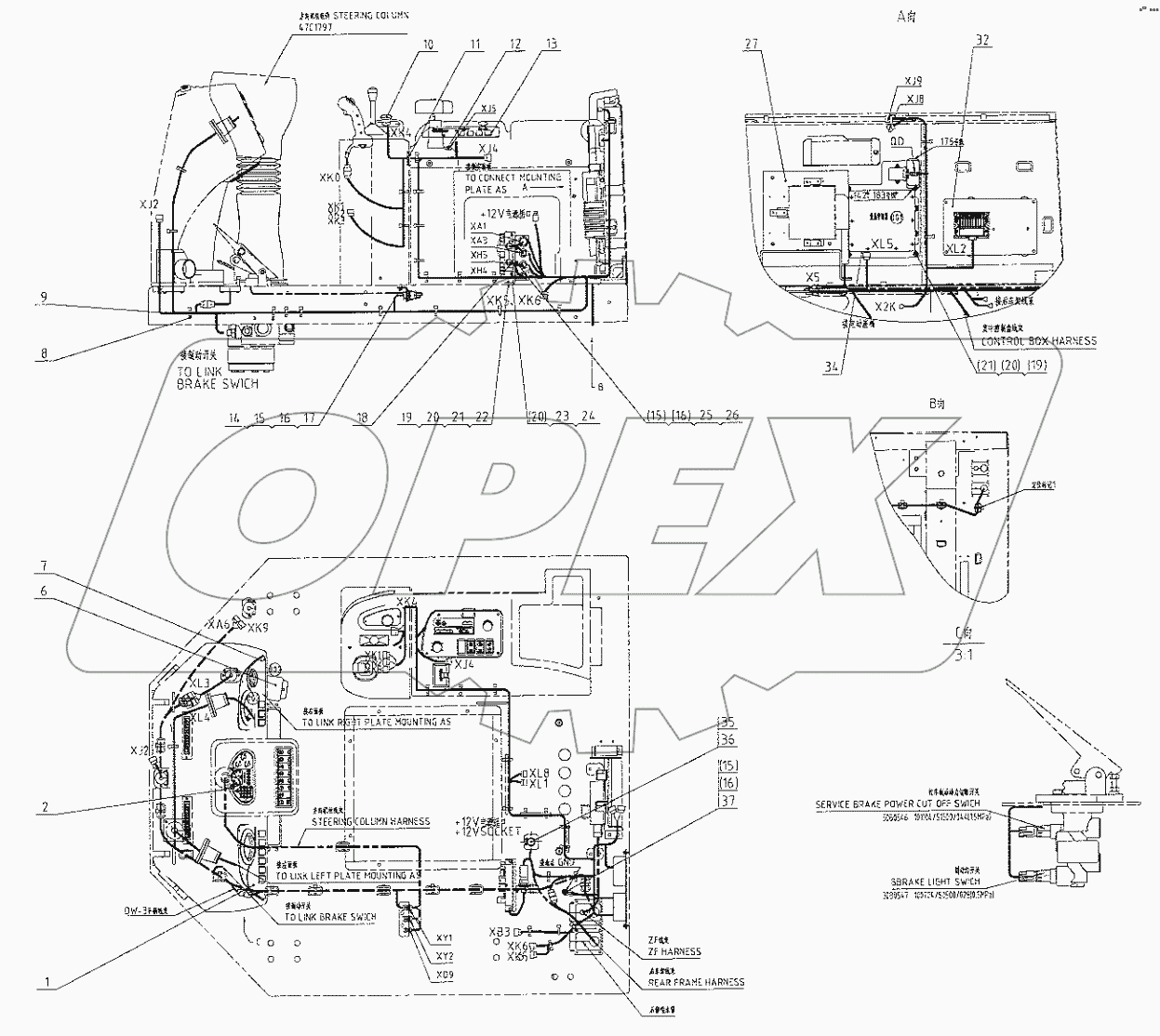  46C8075 002 CAB WIRING