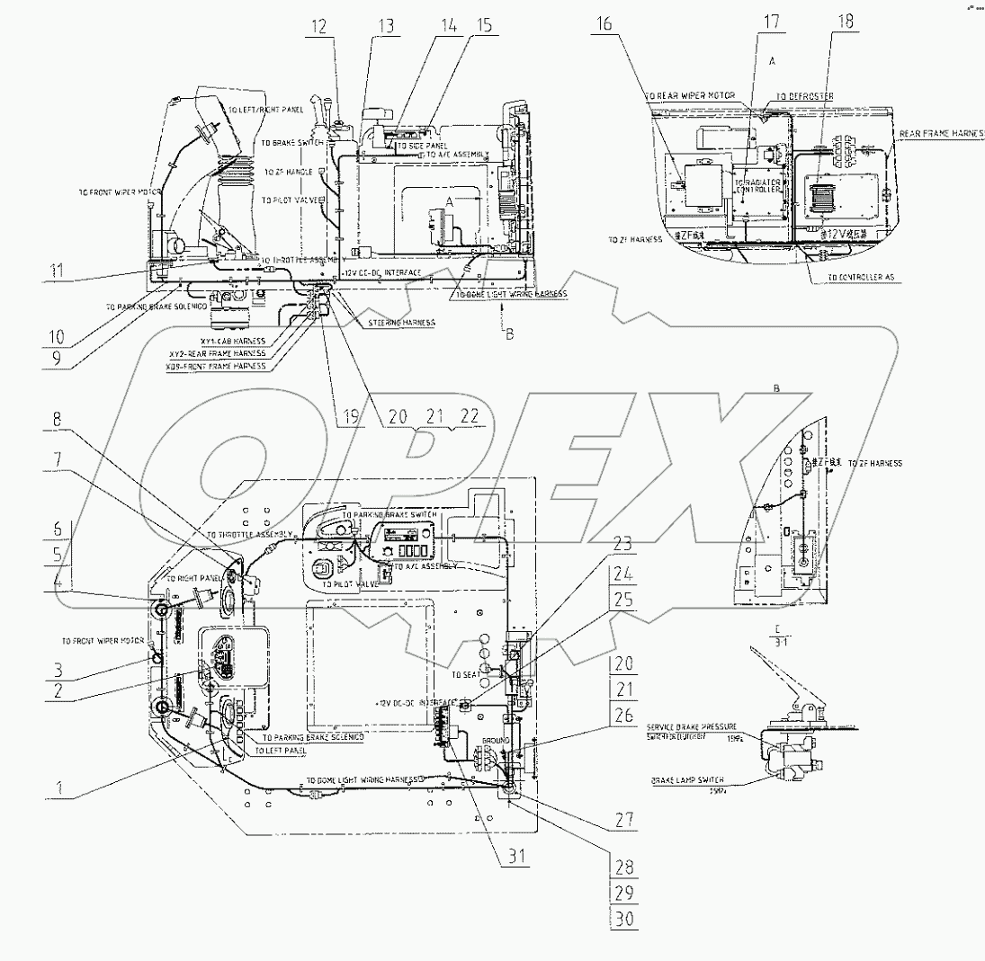  46C4538 004 CAB WIRING