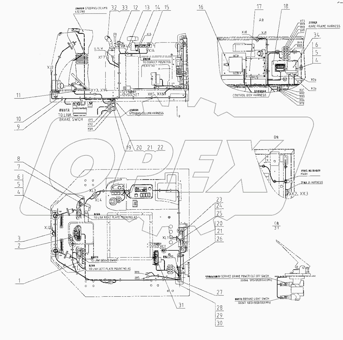  46C6735 002 CAB WIRING