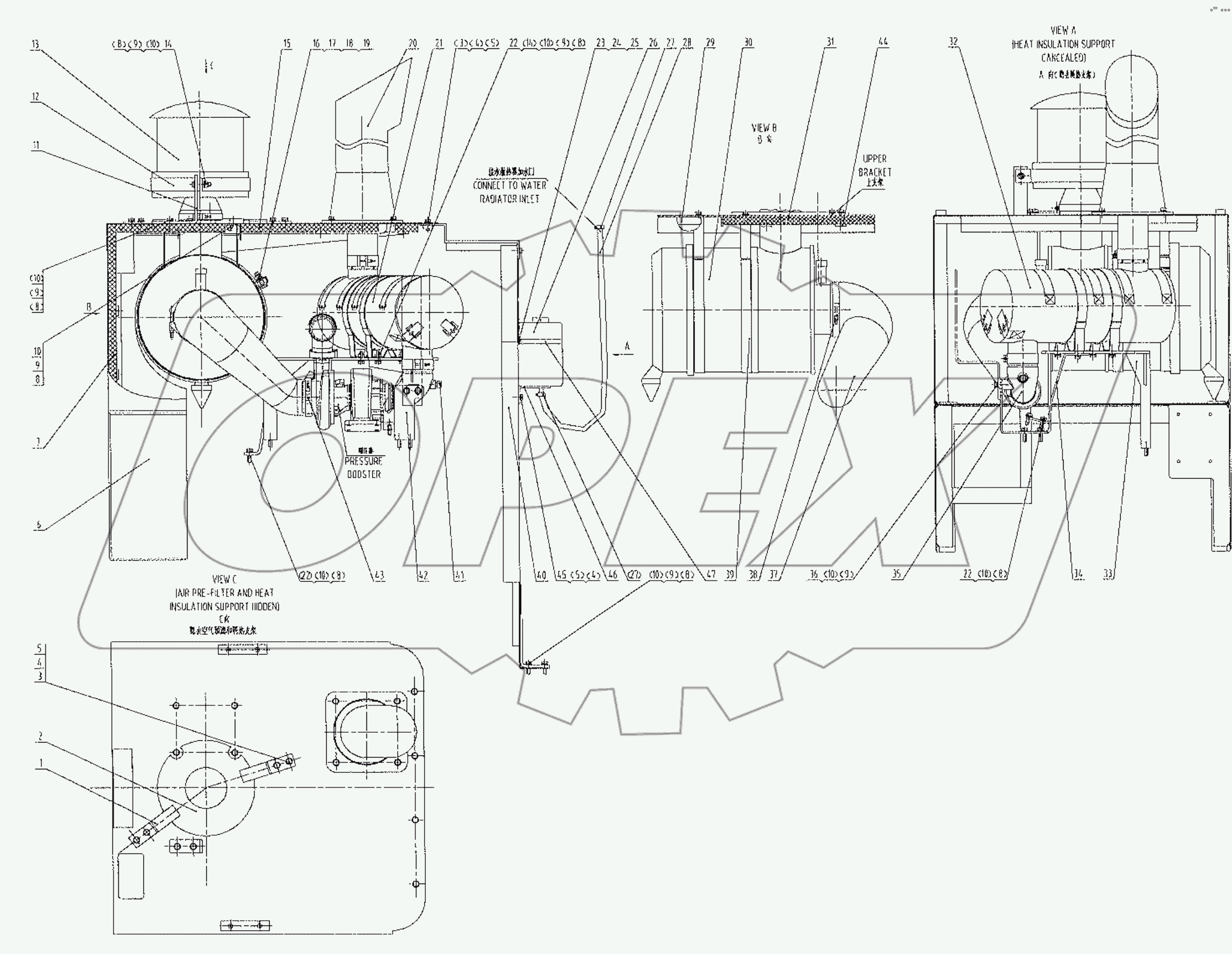  00E0993 005 INTAKE AND EXHAUST SYSTEM
