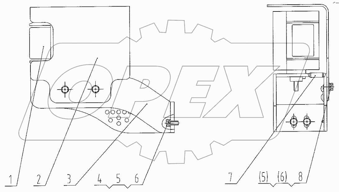  46C3122 000 FRONT FLOODLIGHT-LH