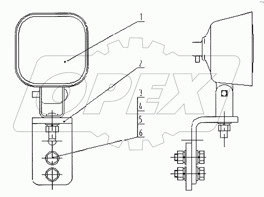  46C1174 001 WORK LIGHT AS