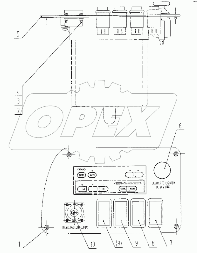  46C4120 001 MOUNTING PLATE AS