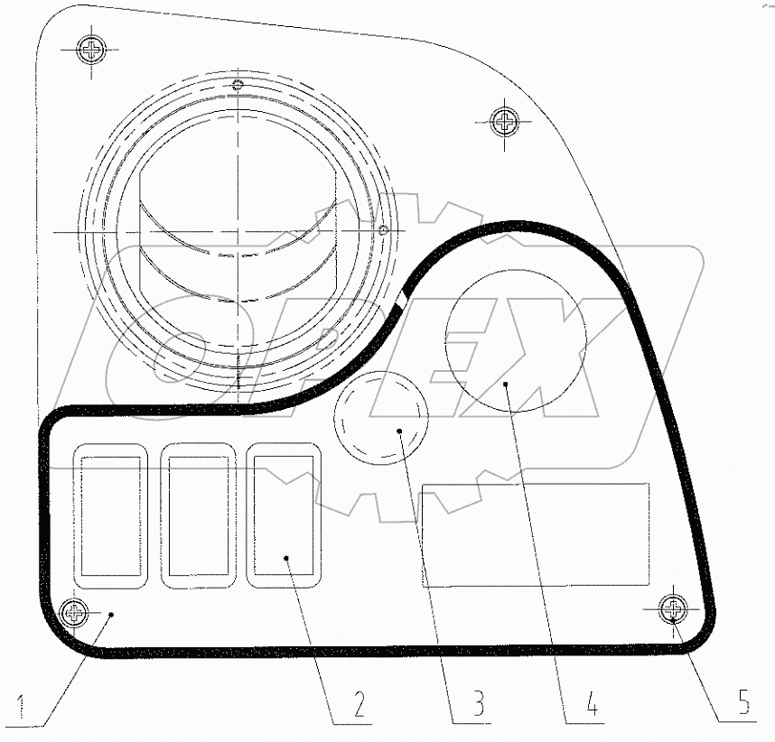  46C5652 000 PANEL-RH MOUNTING AS