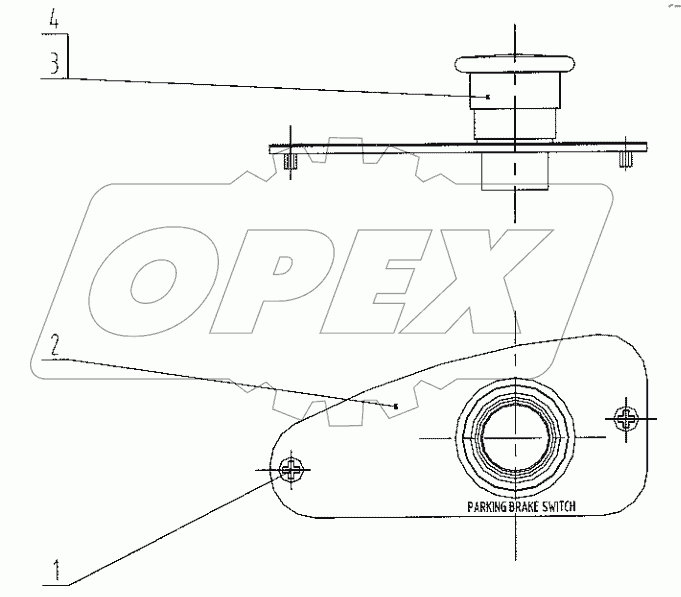  46C1532 000 PARKING BRAKE MOUNTING