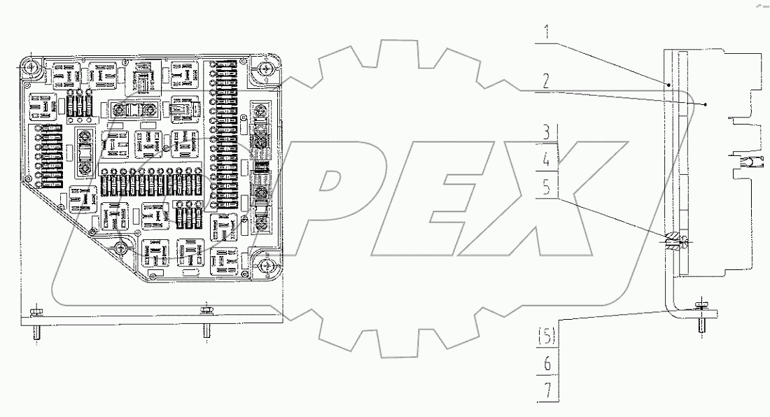  46C4540 000 CONTROLLER MOUNTING AS