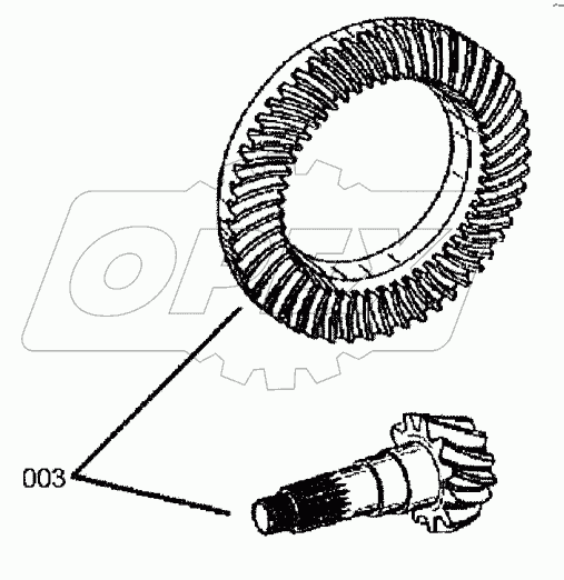  4460 215 338 00 BEVEL GEAR SET