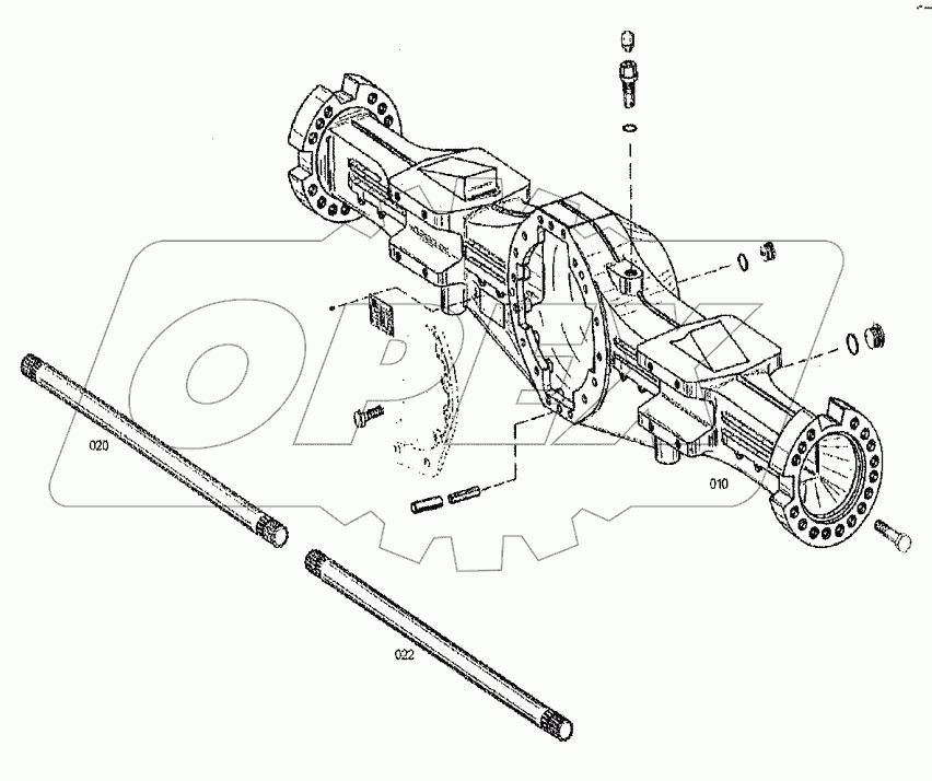  4474 101 119 00 AXLE HOUSING