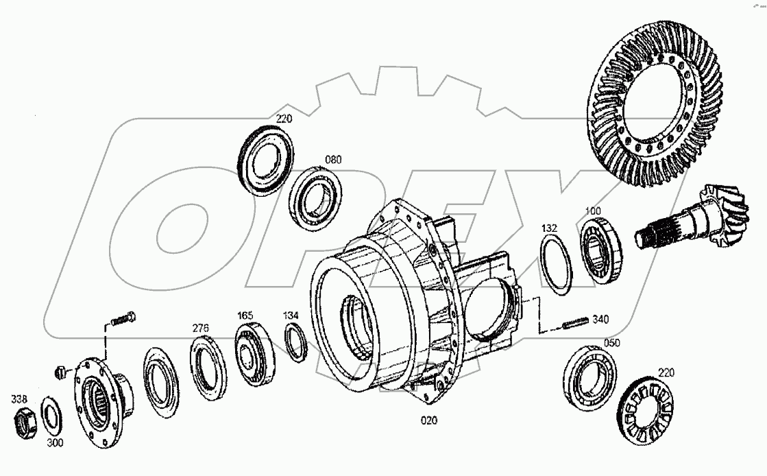  4460 165 009 01 DIFF. CARRIER