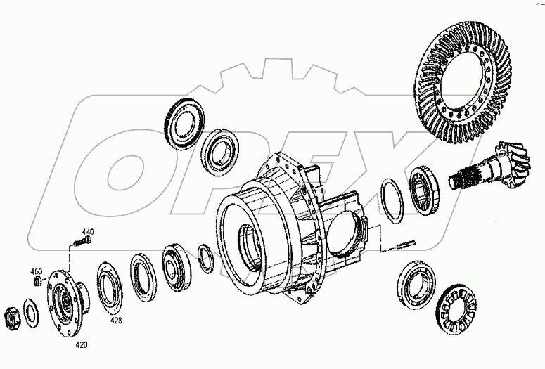 4460 165 009 02 INPUT FLANGE