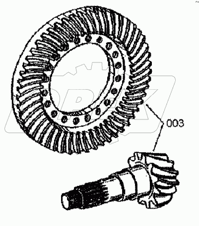  4460 265 368 00 BEVEL GEAR SET
