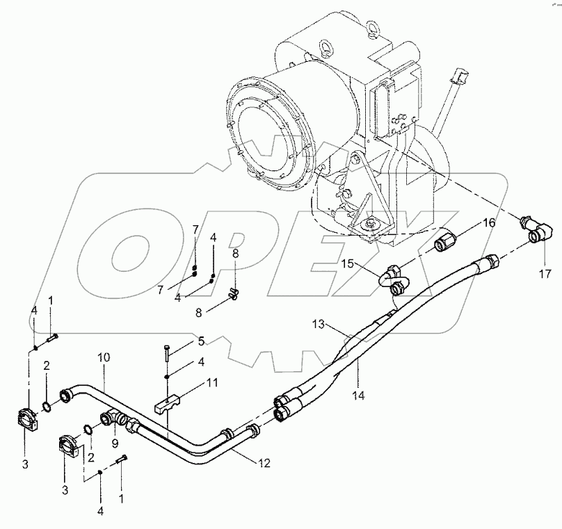  00C2811 000 COOLER LINES AS