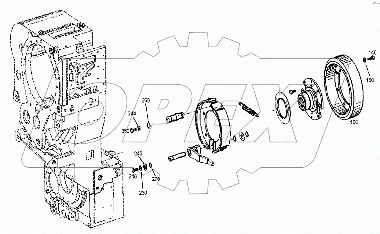  4644 109 040 02 PARKING BRAKE