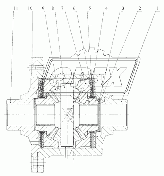 41C0112 Дифференциал в сборе