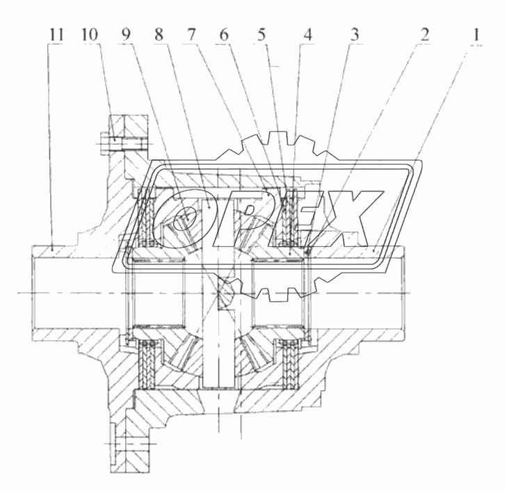 41C0110 Дифференциал в сборе