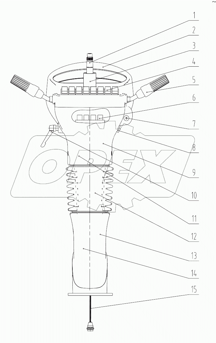 46C4497_000_00 STEERING COLUMN AS
