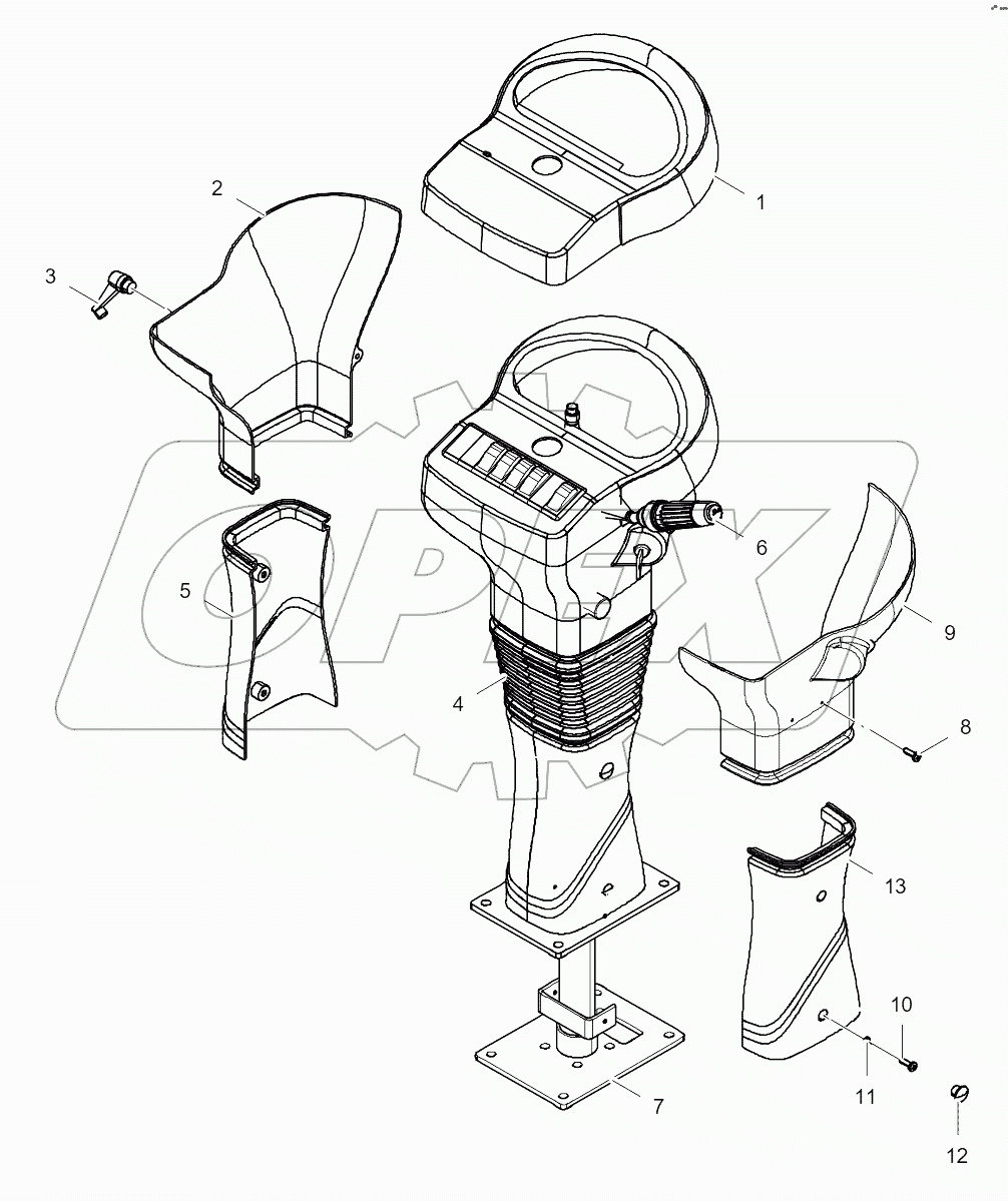 47C1717_001_00 STEERING COLUMN GP