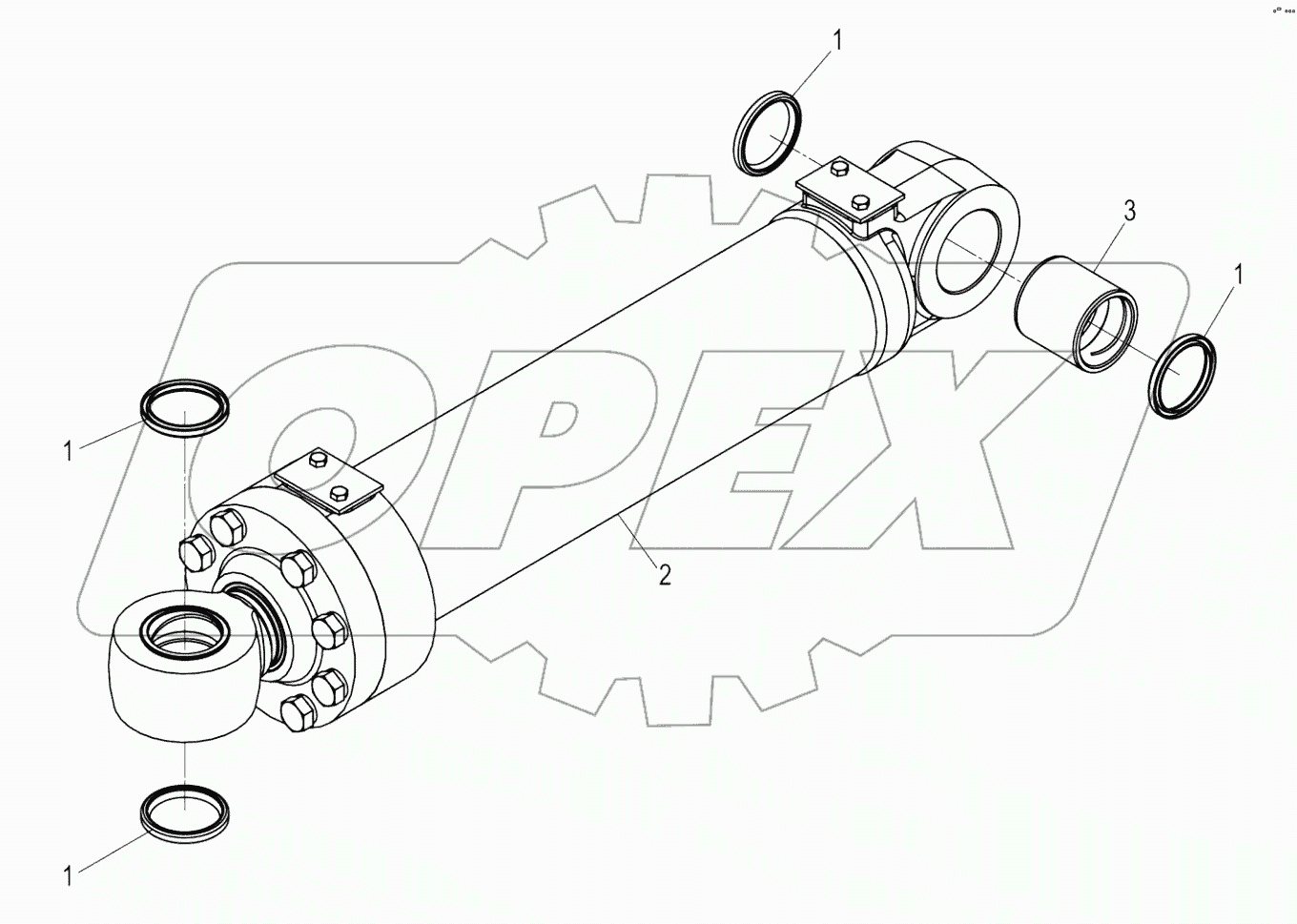 10C0164_000_00 FORK CYLINDER AS