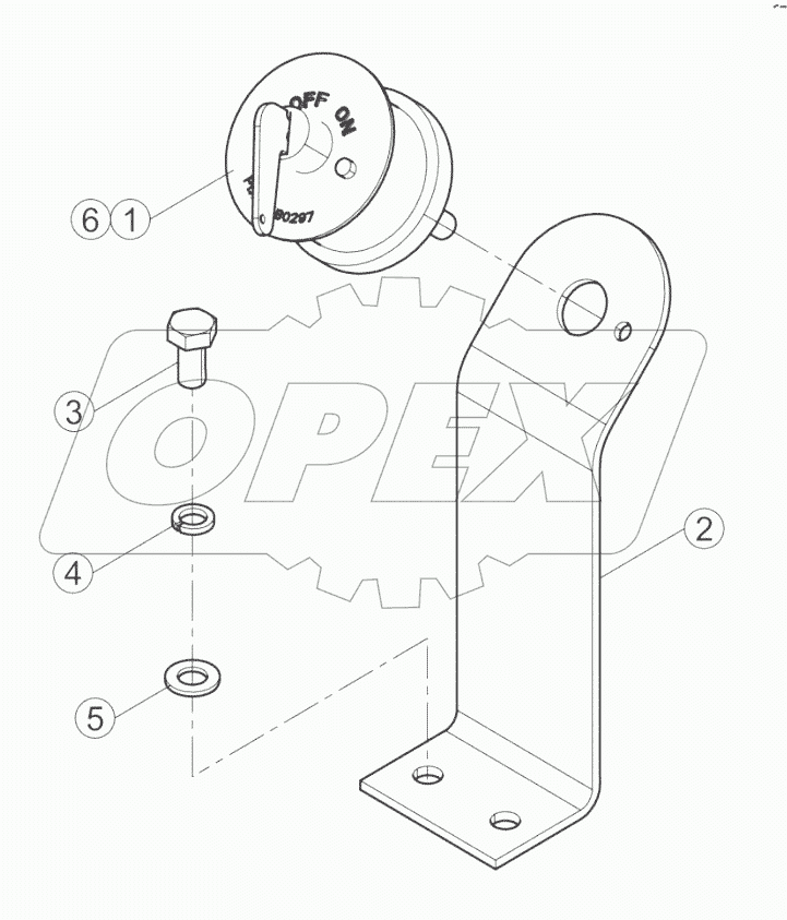 46C2962_002_00 DISCONNECT SWITCH MOUNTING
