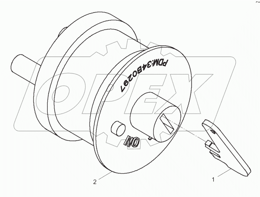 34B0297_000_00 DISCONNECT SWITCH