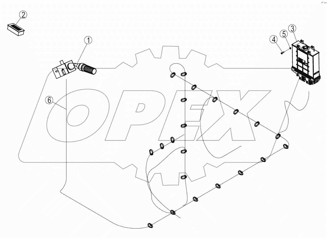 46C3911_000_00 SHIFT CONTROL WIRING