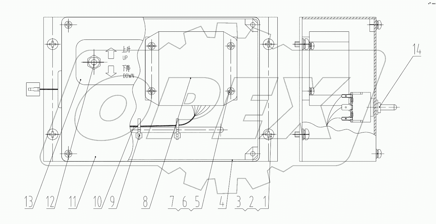 46C3665_000_00 LIFT CONTROL BOX