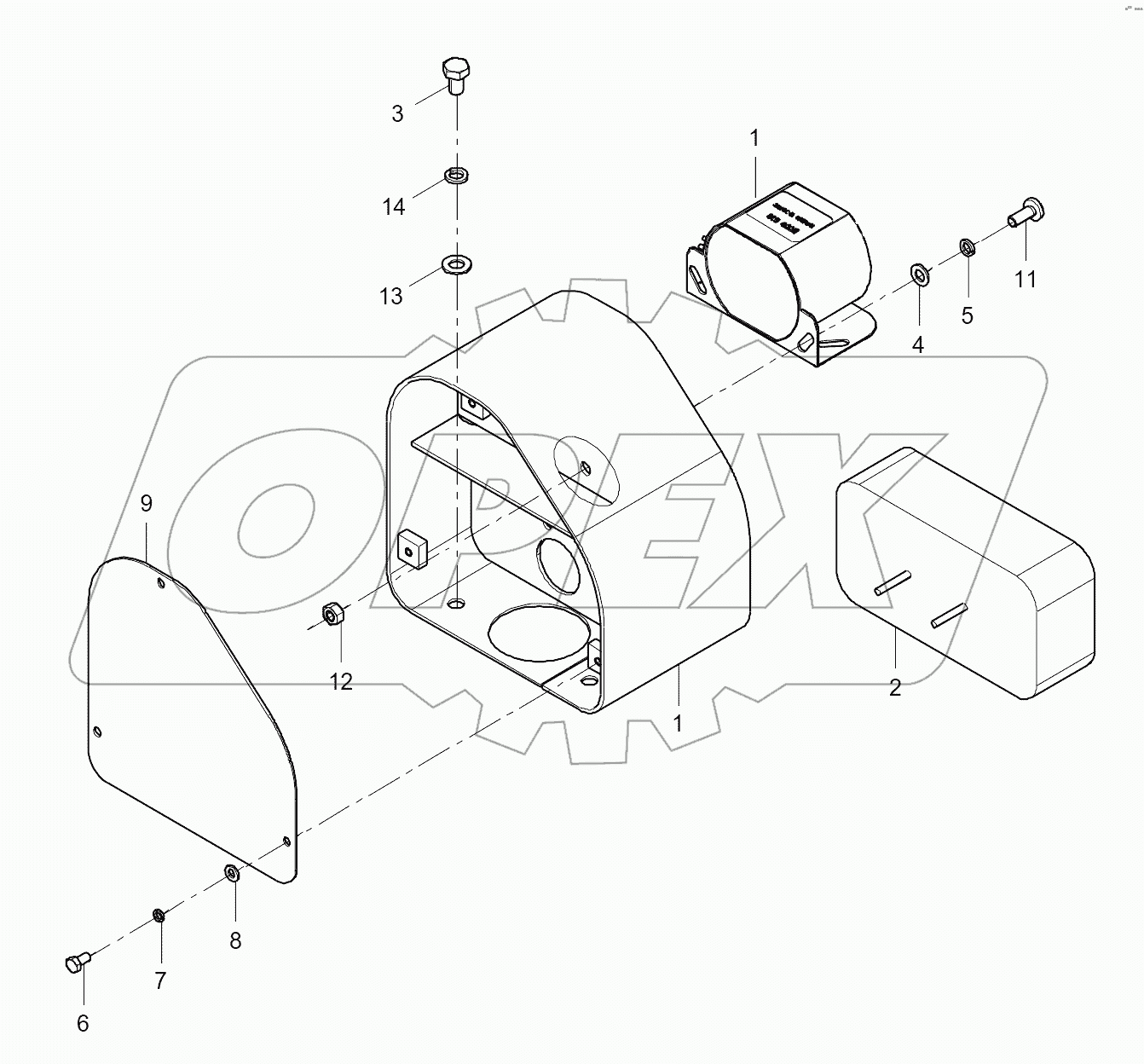 46C1199_003_00 REAR FLOODLIGHT-LH