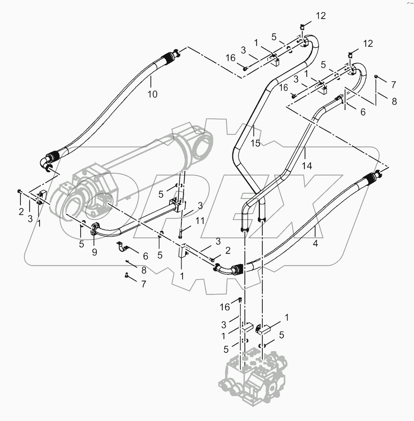 00C1179_003_00 TILTING CYLINDER LINES