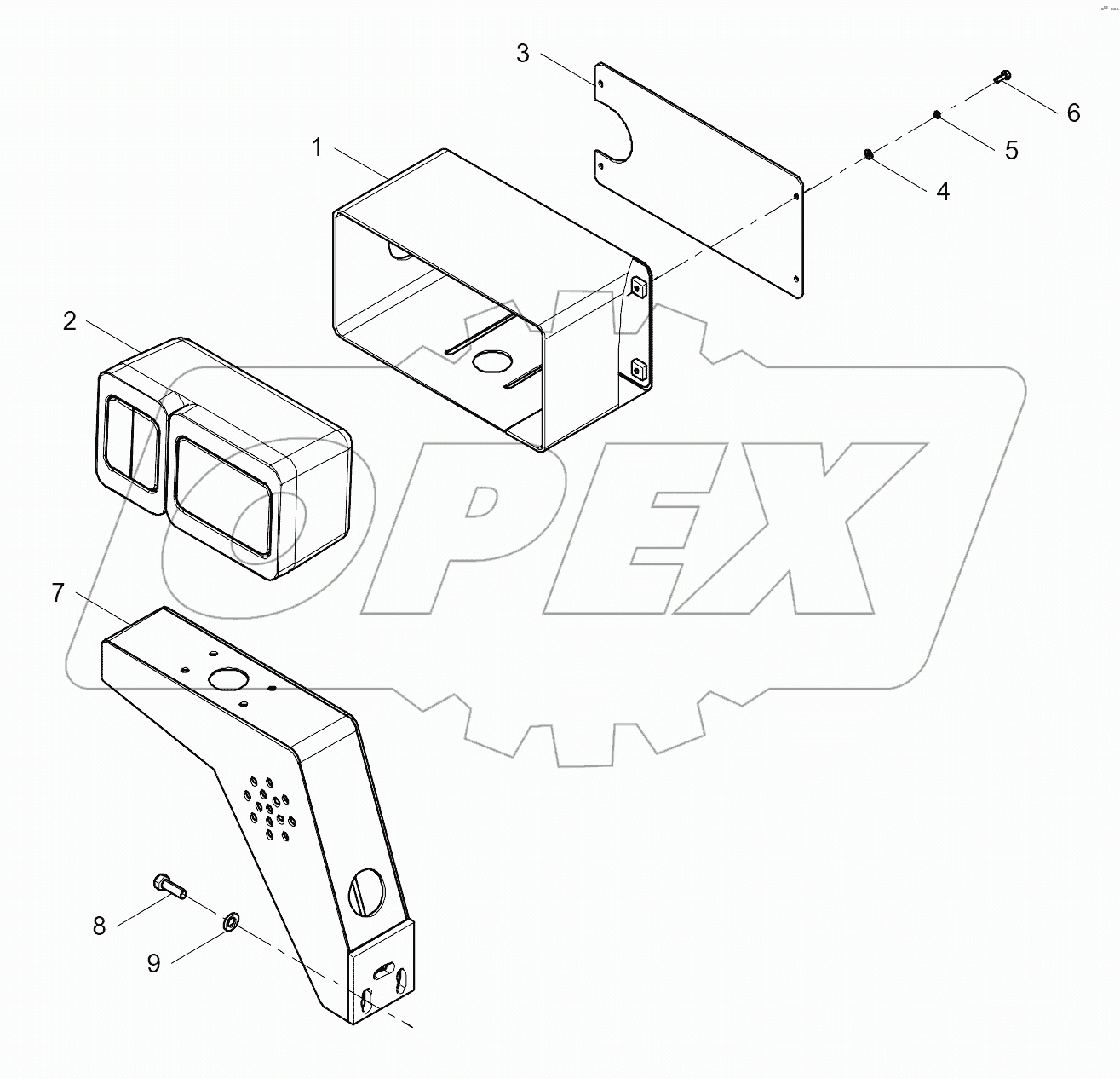 46C4295_002_00 FRONT FLOODLIGHT-RH