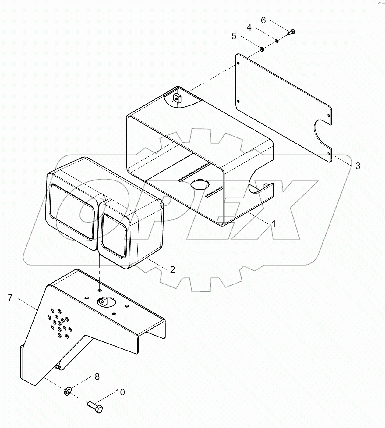 46C4296_002_00 FRONT FLOODLIGHT-LH