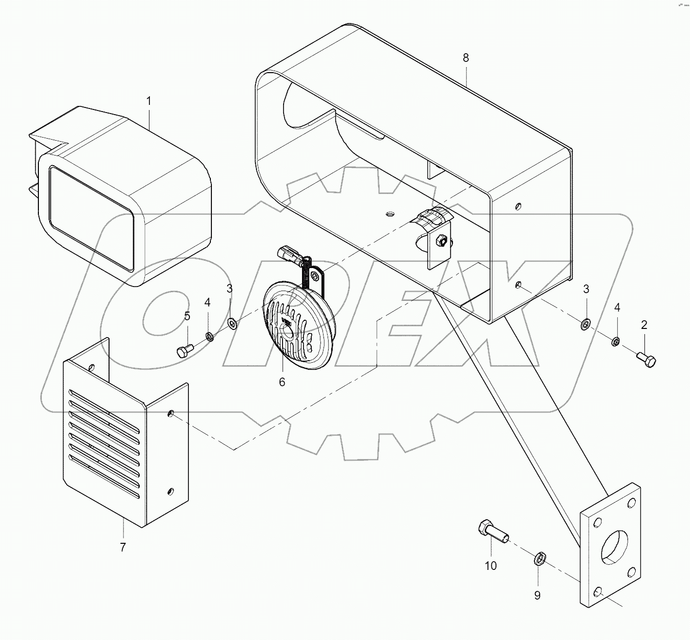 46C4143_002_00 FRONT FLOODLIGHT-LH