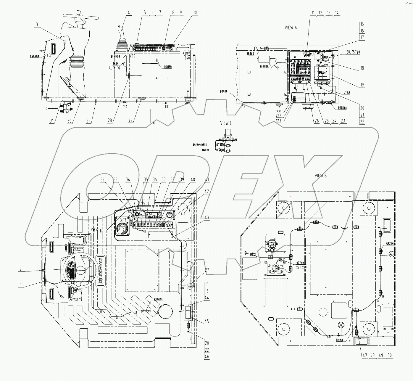 46C7528_000_00 CAB WIRING