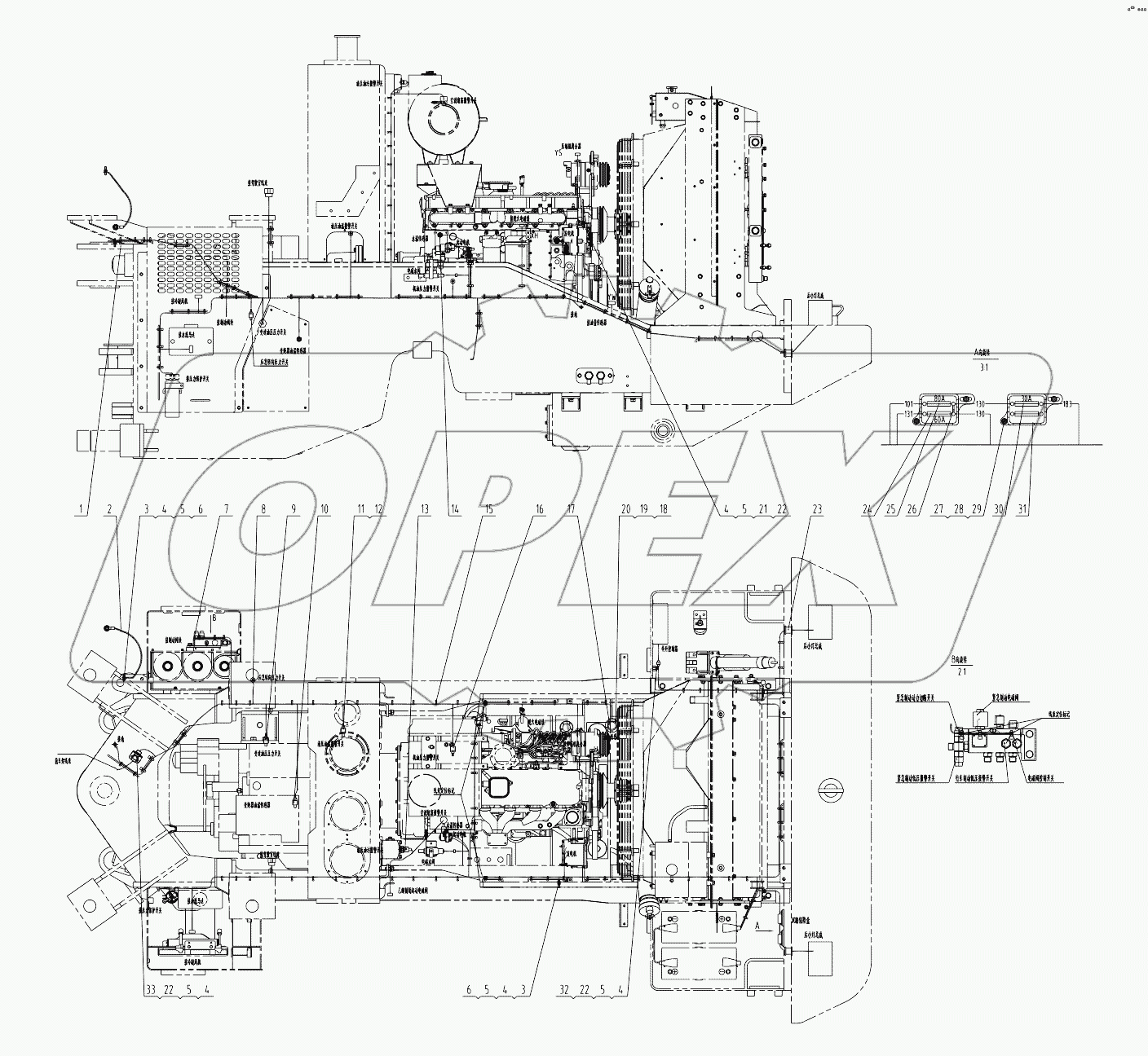 46C7685_000_00 REAR FRAME WIRING