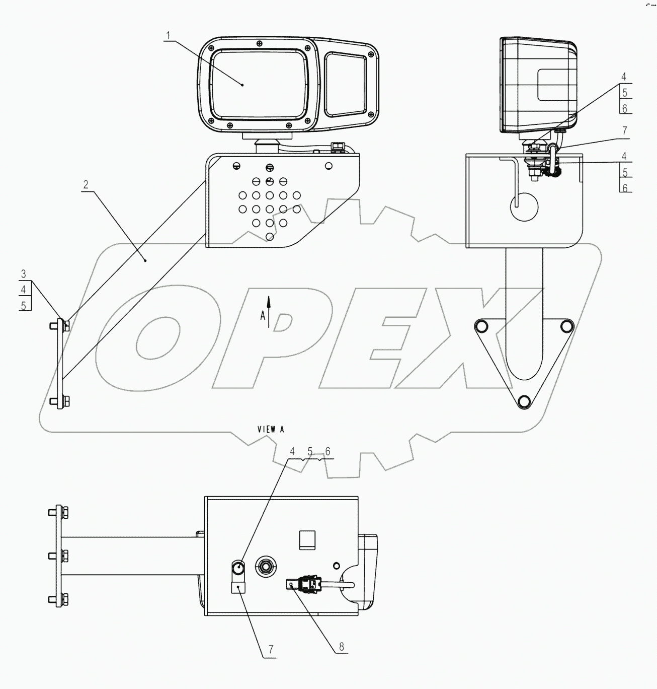 46C3115_000_00 FRONT FLOODLIGHT AS-LH