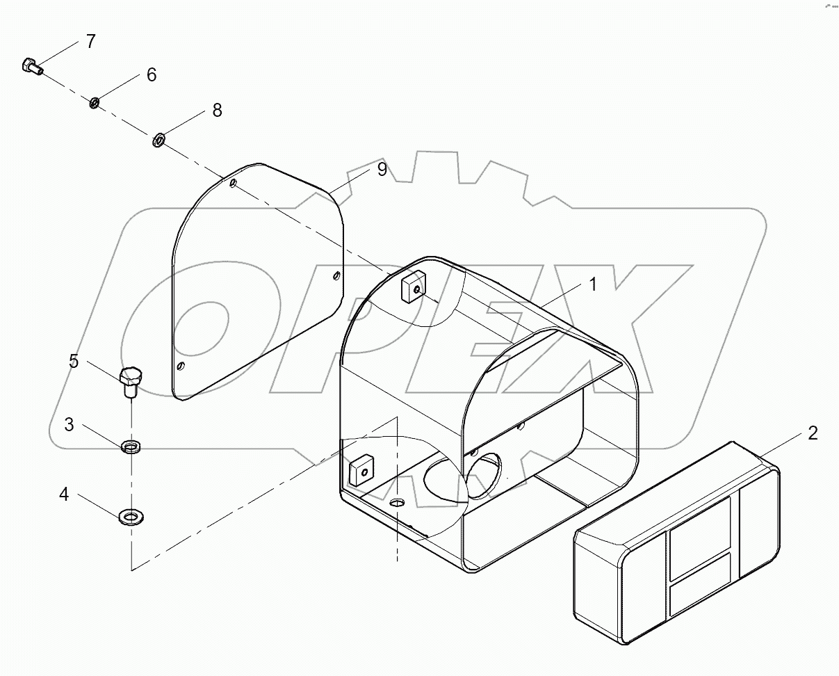 46C7687_001_00 TAILLIGHT MOUNTING AS-RH