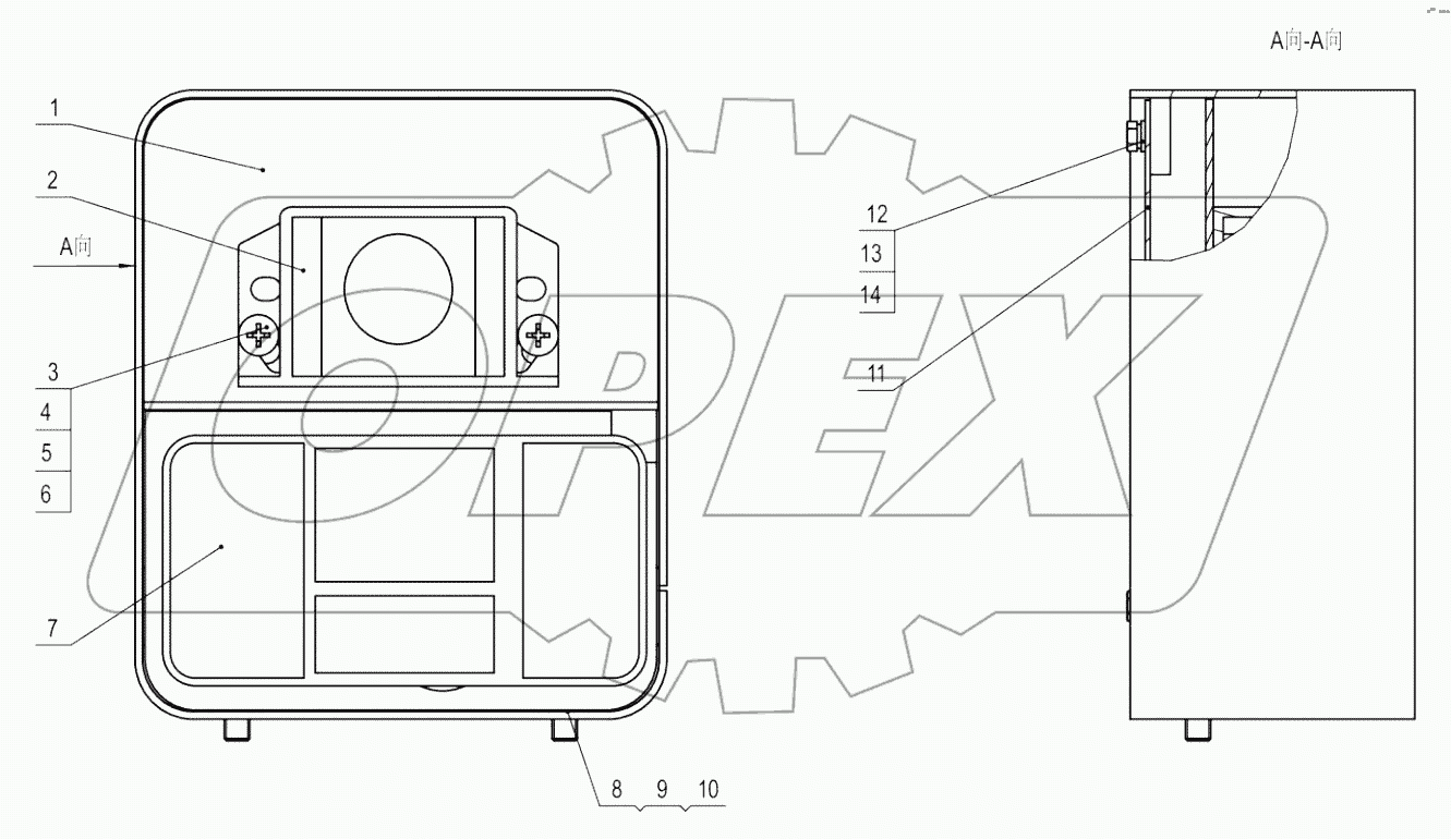 49C2362_000_00 TAILLIGHT MOUNTING AS-LH