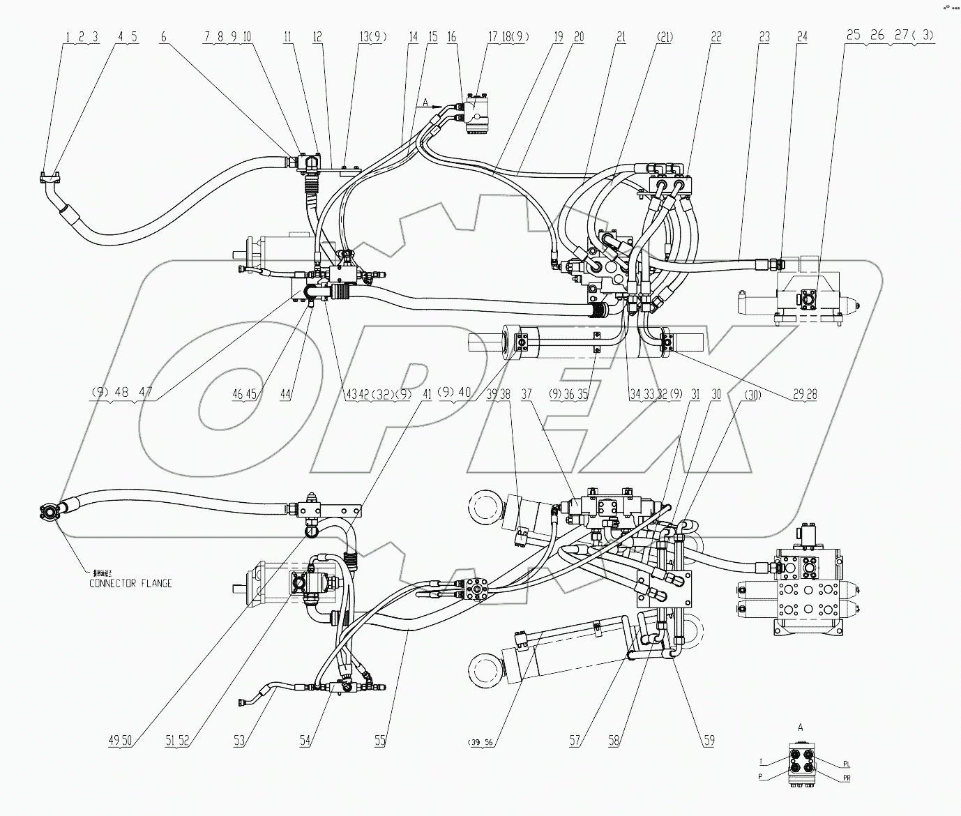 00C4024_000_00 STEERING LINES